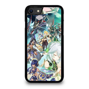 GENSHIN IMPACT MOBILE GAME CHARACTERS iPhone SE 2020 Case Cover