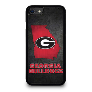 GEORGIA BULLDOGS SYMBOL METAL iPhone SE 2020 Case Cover