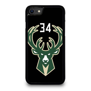 GIANNIS ANTETOKOUNMPO MILWAUKEE BUCKS LOGO iPhone SE 2020 Case Cover