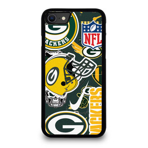 GREEN BAY PACKERS NFL STICKER BOMB iPhone SE 2020 Case Cover