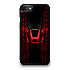 HONDA LOGO RED CARBON iPhone SE 2020 Case Cover
