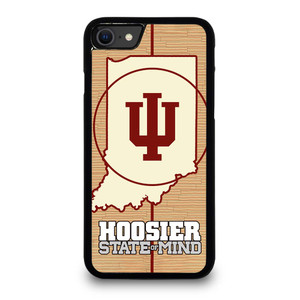 HOOSIER STATE OF MIND INDIANA WOODEN LOGO iPhone SE 2020 Case Cover