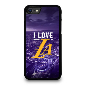 I LOVE LA LAKERS NBA LOGO iPhone SE 2020 Case Cover