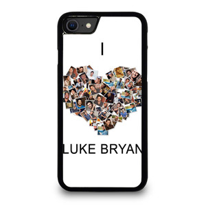 I LOVE LUKE BRYAN COLLAGE iPhone SE 2020 Case Cover