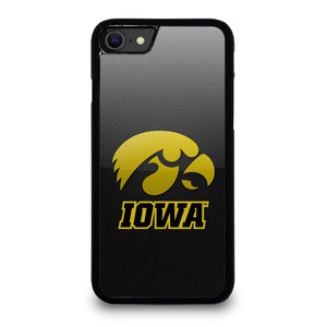 IOWA HAWKEYES CARBON iPhone SE 2020 Case Cover