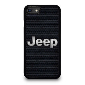 JEEP BLACK METAL LOGO iPhone SE 2020 Case Cover