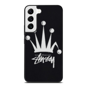 STUSSY FUZZY REGAL CROWN Samsung Galaxy S22 Case Cover STUSSY FUZZY REGAL CROWN Samsung Galaxy S22 Case Cover
