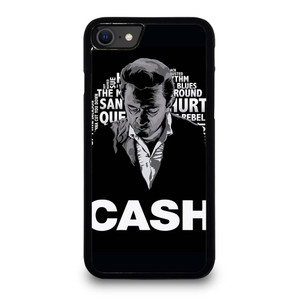 JOHNNY CASH MIDDLE CLIPART iPhone SE 2020 Case Cover JOHNNY CASH MIDDLE CLIPART iPhone SE 2020 Case Cover