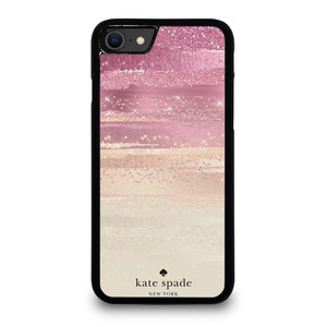 KATE SPADE NEW YORK ROSE GOLD GLITTER iPhone SE 2020 Case Cover KATE SPADE NEW YORK ROSE GOLD GLITTER iPhone SE 2020 Case Cover