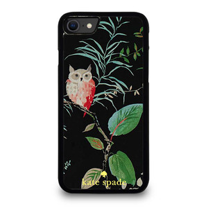 KATE SPADE OWLISH BLACK iPhone SE 2020 Case Cover