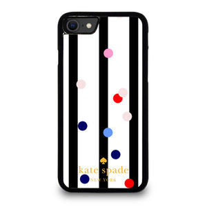KATE SPADE STRIPE POLKADOTS iPhone SE 2020 Case Cover