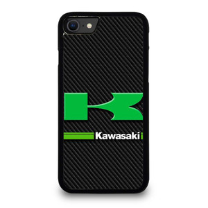 KAWASAKI LOGO CARBOON iPhone SE 2020 Case Cover