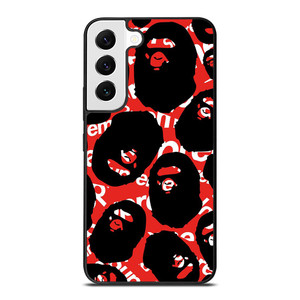 SUPREME X BAPE A BATHING APE Samsung Galaxy S22 Case Cover SUPREME X BAPE A BATHING APE Samsung Galaxy S22 Case Cover