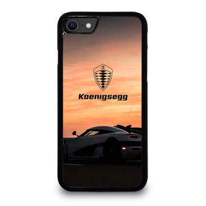 KOENIGSEGG CAR SUNSET LOGO iPhone SE 2020 Case Cover