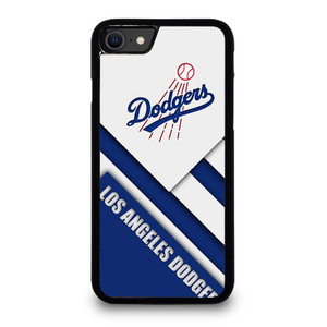 LA DODGERS WHITE BLUE STRIPS iPhone SE 2020 Case Cover