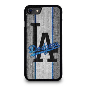 LA LOS ANGELES DODGERS WOODEN LOGO iPhone SE 2020 Case Cover