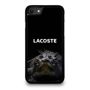 LACOSTE CROCODILE BLACK iPhone SE 2020 Case Cover