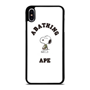 A BATHING APE BAPE SNOOPY iPhone XS Max Case Cover