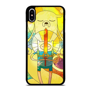 ADVENTURE TIME MY NEIGHBOUR TOTORO GLASS iPhone XS Max Case Cover