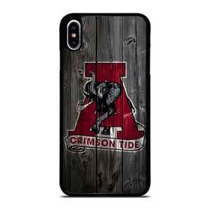 ALABAMA CRIMSON TIDE WOODEN ICON iPhone XS Max Case Cover