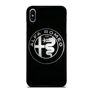 ALFA ROMEO METAL BLACK iPhone XS Max Case Cover
