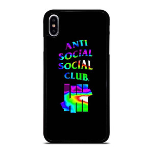 ANTI SOCIAL CLUB UNDEFEATED RAINBOW iPhone XS Max Case Cover