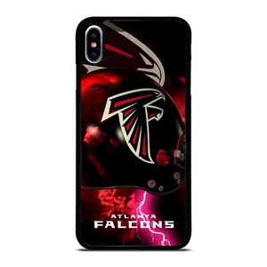 ATALANTA FALCONS LIGHTNING HELMET iPhone XS Max Case Cover