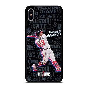 ATLANTA BRAVES ACUNA SHOOT WALL iPhone XS Max Case Cover