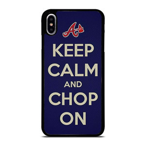 ATLANTA BRAVES CHOP ON BASEBALL iPhone XS Max Case Cover