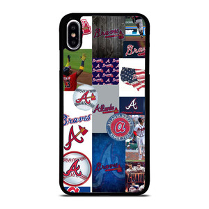 ATLANTA BRAVES COLLAGE WALL iPhone XS Max Case Cover