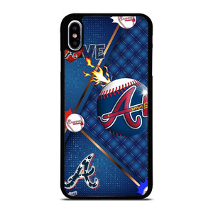 ATLANTA BRAVES LOVE BASEBALL iPhone XS Max Case Cover
