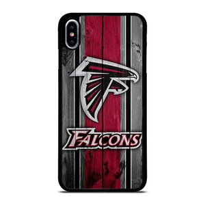 ATLANTA FALCONS WOODEN LOGO iPhone XS Max Case Cover