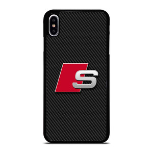 AUDI S CARBON LOGO iPhone XS Max Case Cover