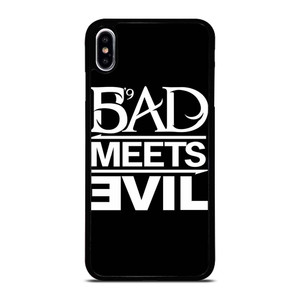 BAD MEETS EVIL RAPPER DUO LOGO iPhone XS Max Case Cover BAD MEETS EVIL RAPPER DUO LOGO iPhone XS Max Case Cover
