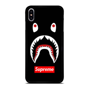 BAPE CAMO SHARK SUPREME BLACK iPhone XS Max Case Cover