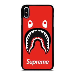 BAPE SHARK SUPREME RED iPhone XS Max Case Cover