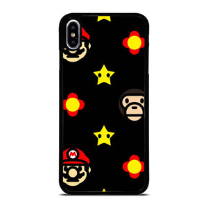 BATHING APE BAPE MARIO BROS iPhone XS Max Case Cover