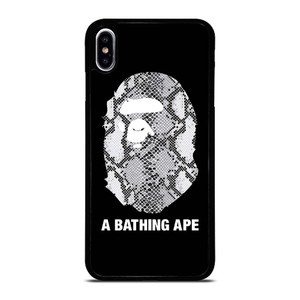BATHING APE SNAKE SKIN iPhone XS Max Case Cover