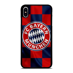 BAYERN MUNCHEN FC FLAG LOGO iPhone XS Max Case Cover