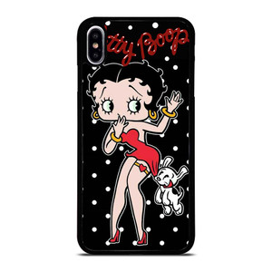 BETTY BOOP POLKA DOT CARTOON  iPhone XS Max Case Cover