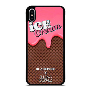 BLACK PINK SELENA GOMEZ ICE CREAM iPhone XS Max Case Cover