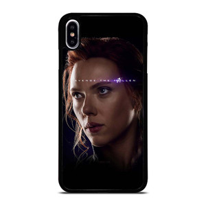 BLACK WIDOW FACE AVENGERS THE FALLEN iPhone XS Max Case Cover