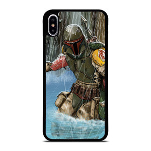 BOBA FETT STAR WARS CARTOON iPhone XS Max Case Cover