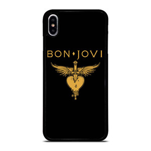 BON JOVI BAND LOGO GOLD iPhone XS Max Case Cover BON JOVI BAND LOGO GOLD iPhone XS Max Case Cover