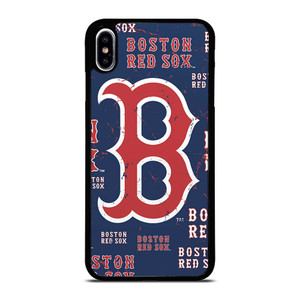 BOSTON RED SOX LOGO COLLAGE iPhone XS Max Case Cover BOSTON RED SOX LOGO COLLAGE iPhone XS Max Case Cover