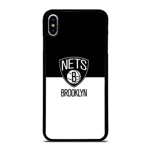 BROOKLYN NETS NBA BLACK WHITE iPhone XS Max Case Cover