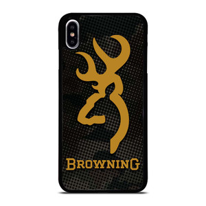 BROWNING ARMS CAMO CARBON iPhone XS Max Case Cover