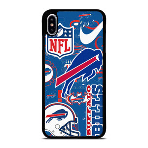 BUFFALO BILLS NFL STICKER BOMB iPhone XS Max Case Cover