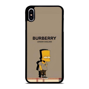 BURBERRY LONDON THE SIMPSONS iPhone XS Max Case Cover BURBERRY LONDON THE SIMPSONS iPhone XS Max Case Cover