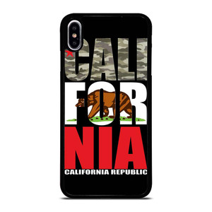 CALIFORNIA REPUBLIC CAMO SYMBOL iPhone XS Max Case Cover